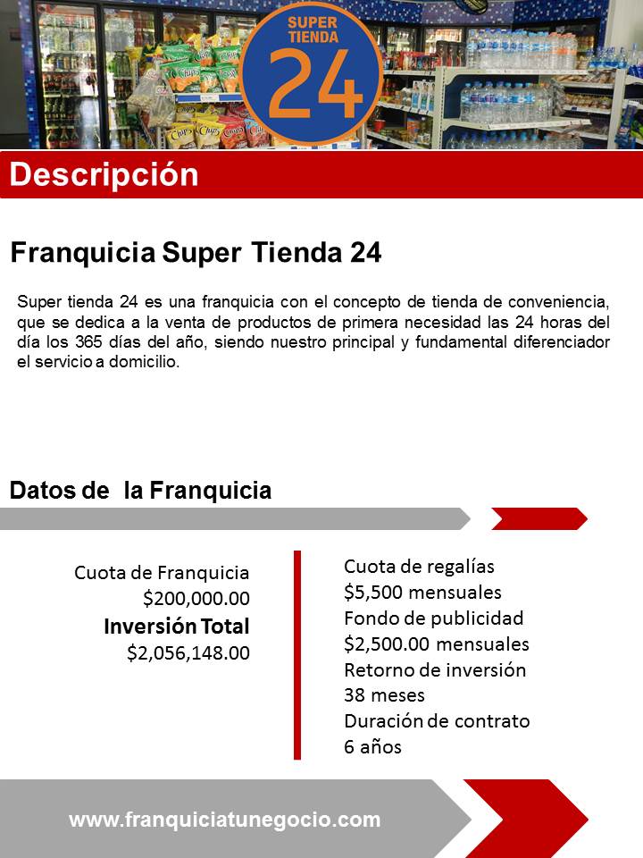 Super 24 Franquicia